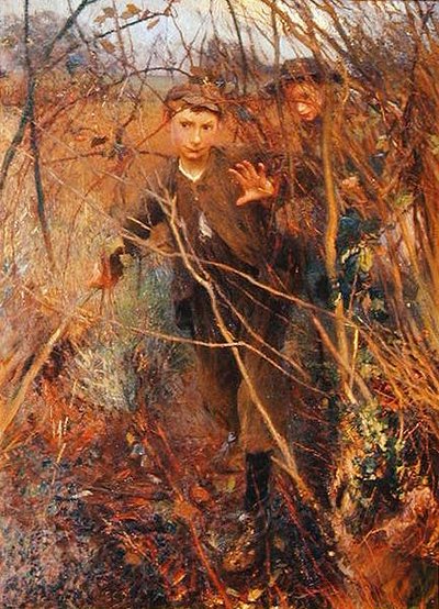 ヘッジのギャップ 作： George Clausen