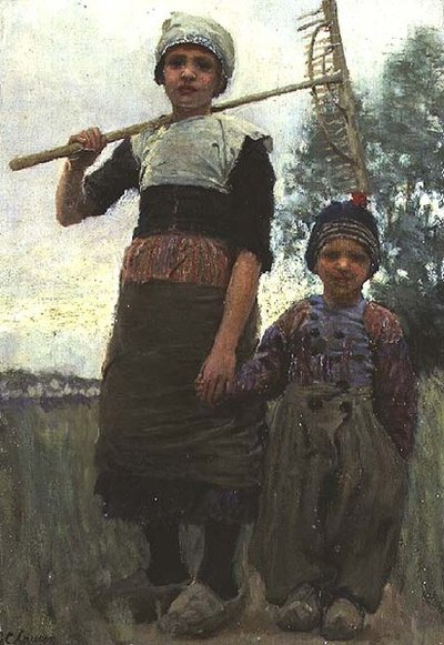 Little Haymakers, North Holland 作： George Clausen