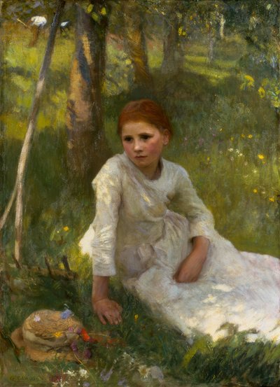 ヘイフィールドの正午 作： George Clausen