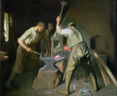 私たちの鍛冶屋 作： George Clausen