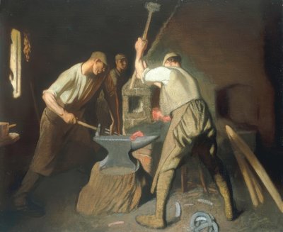 私たちの鍛冶屋 作： George Clausen