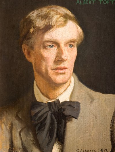アルバート トフトの肖像 1862 ～ 1949 年、1913 年。 作： George Clausen