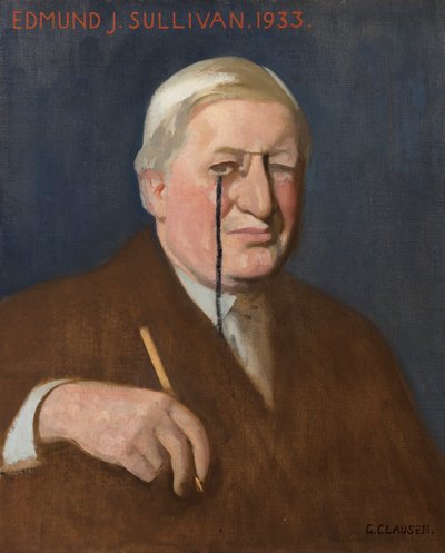 エドモンド・J・サリバンの肖像 作： George Clausen
