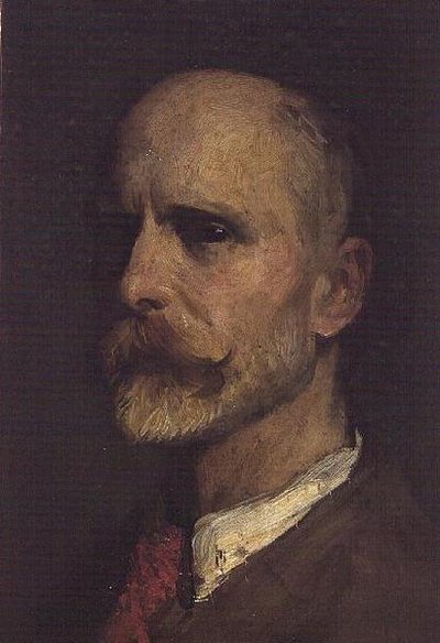 自画像 作： George Clausen