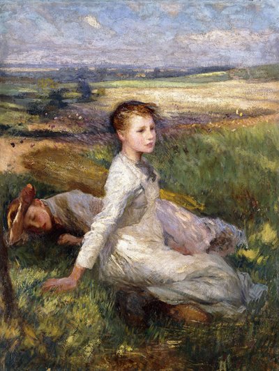 フィールドの夏 作： George Clausen