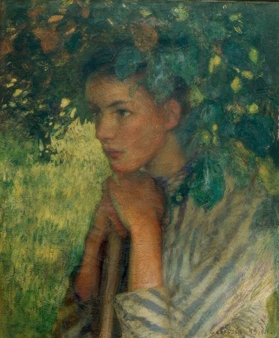 干し草メーカー：影の研究 作： George Clausen