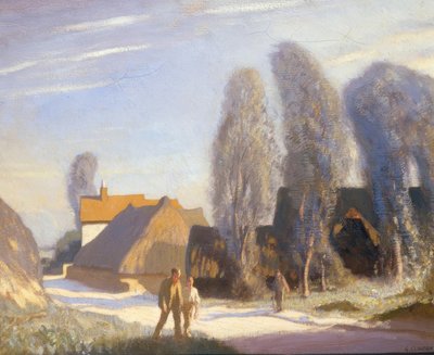 道端の農場 作： George Clausen