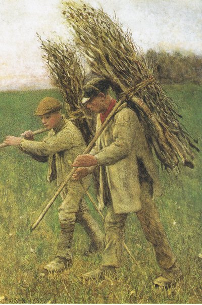 畑からの帰還 作： George Clausen