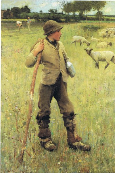 羊飼いの少年 作： George Clausen