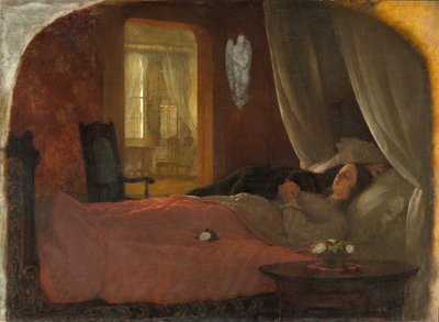 最後の睡眠、1858年頃 作： George Cochran Lambdin