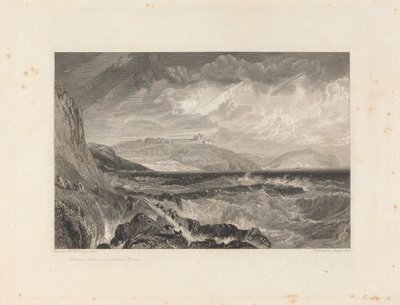 ペンデニス城、ファルマス港の入り口 作： George Cooke