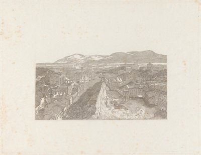 国会議事堂の塔から見たフォロ・ロマーノ 作： George Cooke