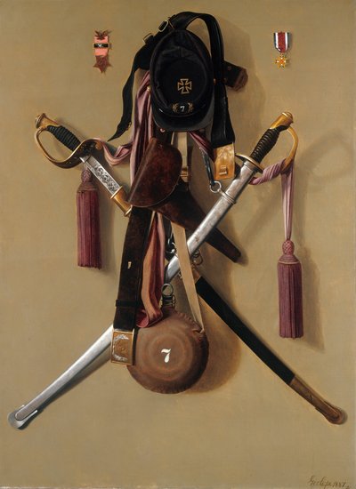 レヴィ・ゲーン・マコーリー少佐の南北戦争時のレガリア 作： George Cope