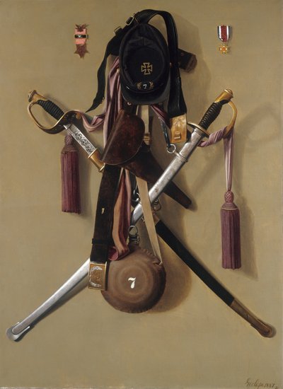 内戦レガリア少佐、リーバイスマッケンリー、1887年 作： George Cope