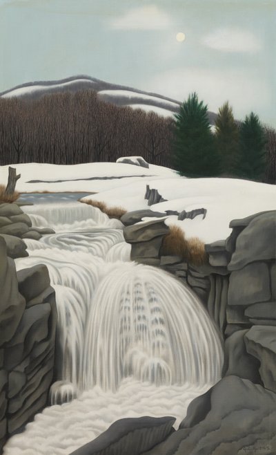 山の小川 作： George Copeland Ault