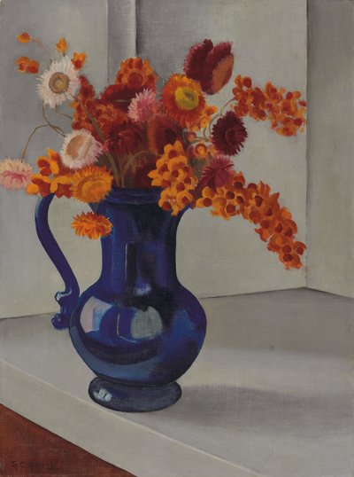 わらの花とほろ苦い 作： George Copeland Ault