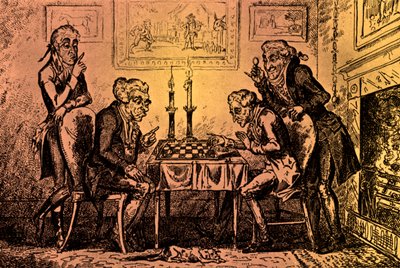 チェスのゲーム 作： George Cruikshank