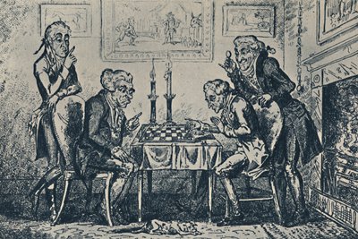 チェスのゲーム、1948 作： George Cruikshank