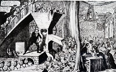 汗をかいた労働者 作： George Cruikshank
