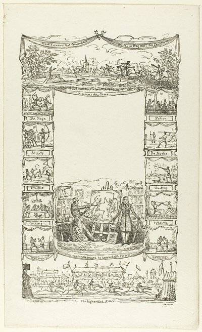 逸話: タイトル ページの枠線 作： George Cruikshank