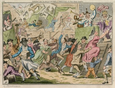 バーソロミュー・フェア、ロンドン 作： George Cruikshank