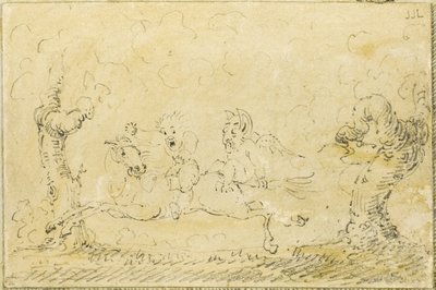 コミック シーン I 作： George Cruikshank