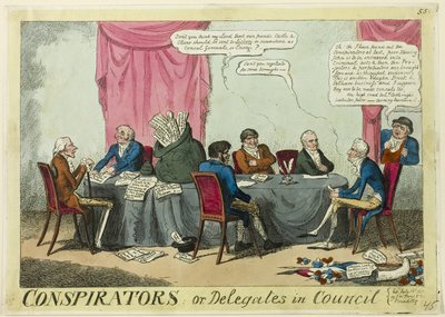 共謀者または代議員 作： George Cruikshank