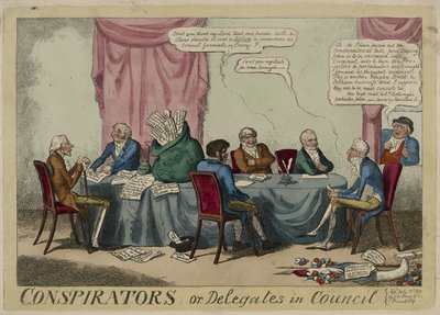 7月1日発行の「Conspirators 作： George Cruikshank