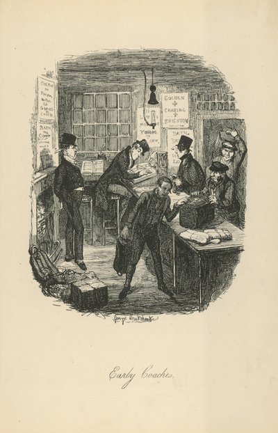 初期のコーチ 作： George Cruikshank
