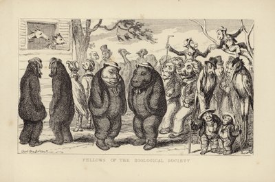動物学会のフェロー 作： George Cruikshank