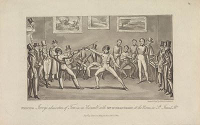 フェンシング 作： George Cruikshank