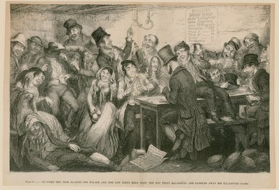 酔っぱらいの子供たちから、1848 作： George Cruikshank