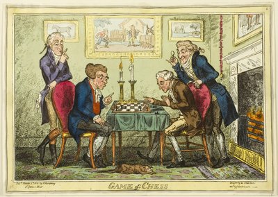 チェスのゲーム 作： George Cruikshank