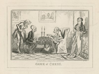 チェスのゲーム 作： George Cruikshank
