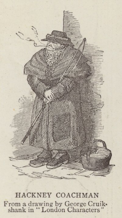 ハックニーコーチマン 作： George Cruikshank