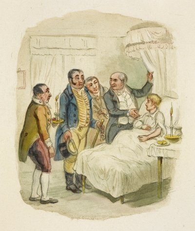 オリバー・ツイスト』の挿絵 作： George Cruikshank