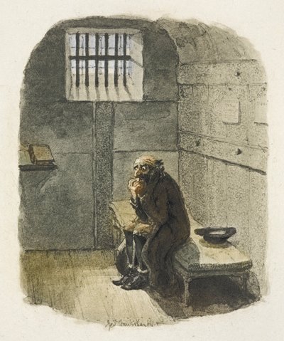オリバー・ツイスト』の挿絵 作： George Cruikshank