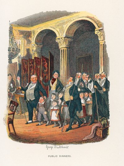 ボズによるスケッチ用イラスト 作： George Cruikshank
