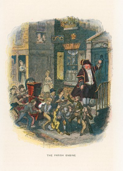 ボズによるスケッチ用イラスト 作： George Cruikshank