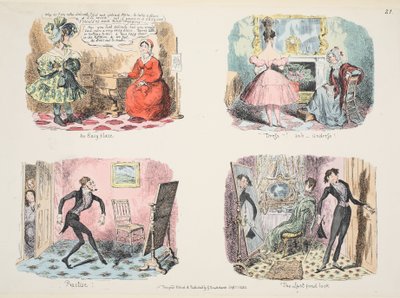 The Whole Art of DressまたはThe Road to Elegance and Fashion、pubのイラスト1832（手描きの彫刻） 作： George Cruikshank