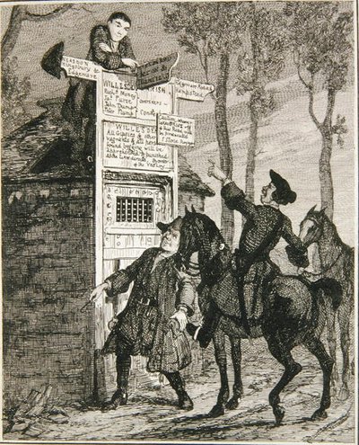 ジャックはウィレスデンの檻から逃げ出す。1839年に出版されたウィリアム・ハリソン・エインズワースの「Jack Sheppard: A Romance」の挿絵（エッチング）。 作： George Cruikshank