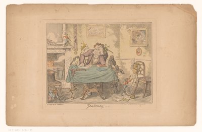 ジャロジー 嫉妬 (オブジェクトのタイトル) 作： George Cruikshank
