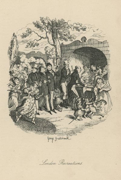 ロンドンレクリエーション 作： George Cruikshank