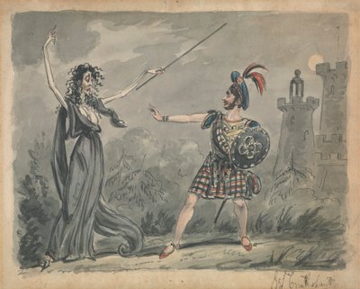 マクベスと魔女 作： George Cruikshank