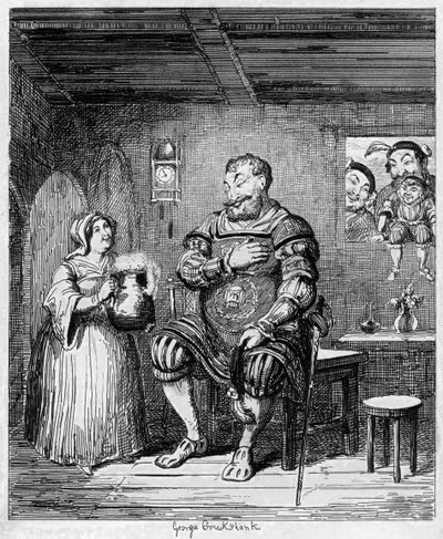 マゴグスの求愛、1840 作： George Cruikshank
