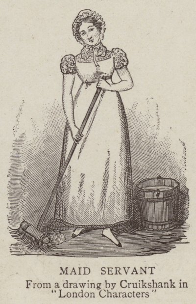 メイドサーヴァント 作： George Cruikshank