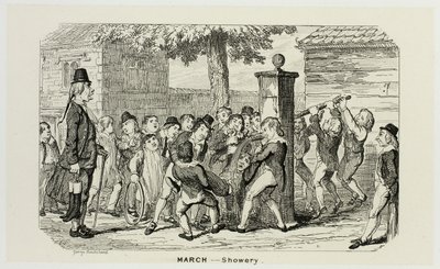3月 ジョージ・クルイックシャンクのスチール・エッチングから『コミック・アルマナック』へ：1835-1853 作： George Cruikshank