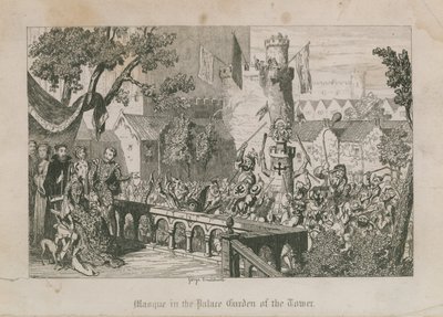 塔の宮殿庭園の仮面 作： George Cruikshank