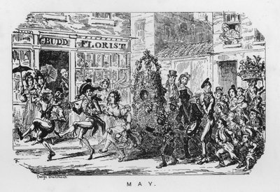 メーデー（刻印 作： George Cruikshank