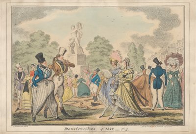 1822年の怪物 - Pt。 5 作： George Cruikshank